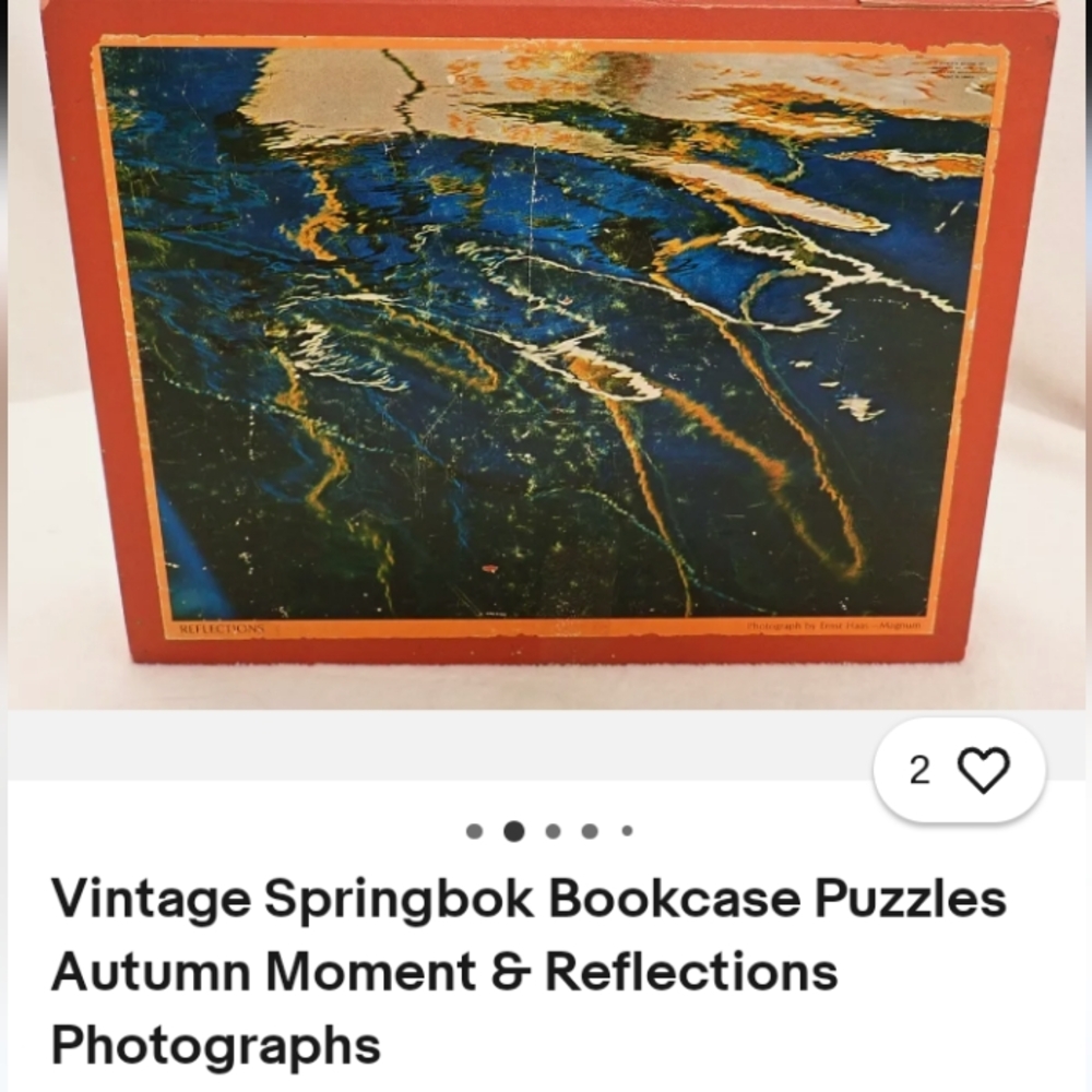 SPRINGBOK BOOKCASE PUZZLE 1971 🧩Two PUZZLES in BOOK 📚  INTERESTING RARE